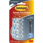 Command Cord Clips 3M 17017 Clear Small