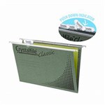 Crystalfile Suspension Files Complete Foolscap Classic Green Pack 50