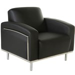 Sienna Ys902 Lounge Pu Single Seater Black