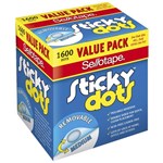 Sellotape Sticky Dots Removable 1600 Pack