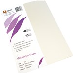Quill Metallique Paper A4 120Gsm Mother Of Pearl 25