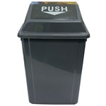 Cleanlink Rubbish Bin 12055 With Bullet Lid 40L Grey