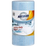 Northfork Premium Commercial Wipes 90 Sheets 45M Roll Blue