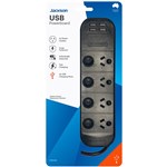 Jackson Powerboard 4 Outlet 300356 4 Usb 1M Cord