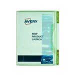 Avery Transparent Plastic Project File A4 47922 Green