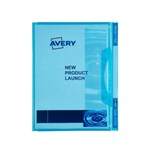 Avery Transparent Plastic Project File A4 47920 Blue