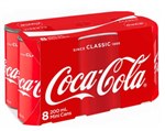 Coca Cola Drink Coke Mini Can 250Ml 24