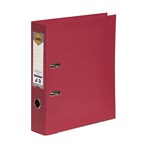 Marbig PE Linen Lever Arch File A4 Deep Red