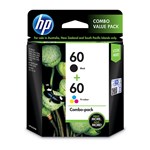 Hp OEM Ink Cartridge 60 Combo Pack Cn067Aa Black And Colour