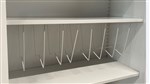 Steelco Wire Rack Clip Under Shelf W1200