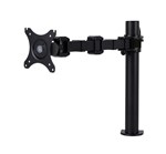 Revolve Single Monitor Arm 408mm H Central Pole  425mm Arm Reach Suits 17