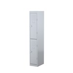 Steelco 2 Door Locker  1830H X 305W X 460D Silver Grey