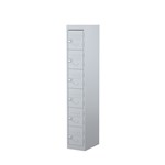 Steelco 6 Door Locker  1830H X 305W X 460D Silver Grey