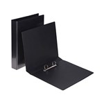 Binder Insert Clearview Ring A4 2D 25mm Black