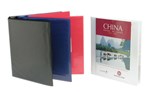 Binder Insert Clearview Ring A4 2D 38mm Blue