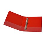 Binder Insert Clearview Ring A4 3D 50mm Red