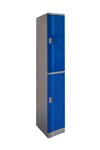 Locker 2 Door Abs Plastic 1940Hx380Wx500D Blue