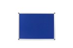 Rapid Pinboard 1200X1200 Aluminium Frame With Concealed Corners Blue