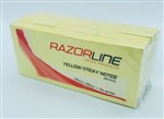 Razorline Sticky Adhesive Notes 38X50mm Yellow