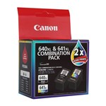 Canon PG640XLCL641XL OEM Ink Cartridge Twin Pack Black Colour