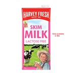 Harvey Fresh Lactose Free Skim Milk 1 Litre  Available in WA only 