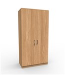 Wardrobe 2 Dr Lockable 1800Mmh X 1200Mmw X 600D Woodgrain  Available in WA only 