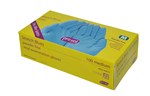 ProVal Gloves Stretch Vinyl Examination Powder Free Medium Blue Box 100