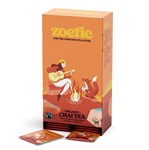 Zoetic Organic Fairtrade Enveloped Tea Bag Chai Tea Pkt 100
