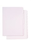 Marbig Dividers Manilla A4 10 Tab Unpunched White
