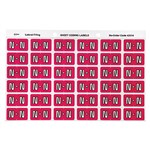 Avery Colour Code Labels 433Xx Side Tab 25X38 180 N