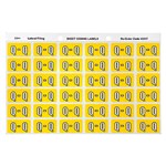 Avery Colour Code Labels 433Xx Side Tab 25X38 180 Q