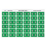 Avery Colour Code Labels 433Xx Side Tab 25X38 180 R
