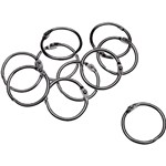 Esselte Hinged Rings No4 38mm Silver