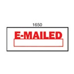 XStamper CXBN 1650 Stamp Emailed Date 42X13mm Red