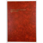 Collins Account Book 3880 Series A4 84 Leaf Red Feint Paged