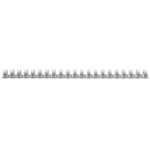 Binding Comb Plastic 16mm 21 Ring Coil Pack 100 White