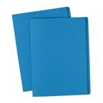 Avery Folders Manilla Foolscap Coloured Box100 Dark Blue