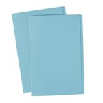 Avery Folders Manilla Foolscap Coloured Box100 Light Blue