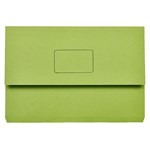 Marbig Document Wallet Slimpick Foolscap Green