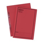 Avery Spiral Spring Action File Foolscap Red Black Print 85104 270G Pk 25