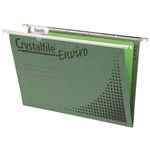 Crystalfile Suspension Files Classic A4 Green Pack 20