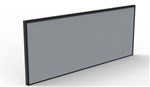 Shush30 Desk Mounted Screen Grey 495 H X 1800mm W Black Frame