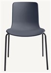 Acti 4B Side Chair Charcoal Shell Black 4 Leg Base