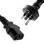 8Ware Power Cable 2M Male To Female 3pin For NotebookAc 