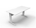 Rapid Desk Span Straight 1200W X 750D White White RSD1275M NWWS