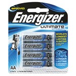 Energizer Battery Lithium Aa Pack 4
