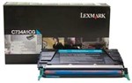 Lexmark C734A1Cg OEM Laser Toner Cartridge Cyan