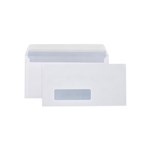 Tudor Envelope Dl 110X220 White Window Face Secretive Peel N Seal