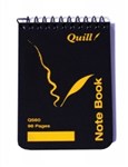 Quill Notebook Pocket Pp Cover 96 Pages Black