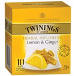 Twinings Tea Bags Lemon And Ginger Enveloped Pack 10